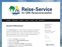 Tablet Screenshot of drk-reise.de